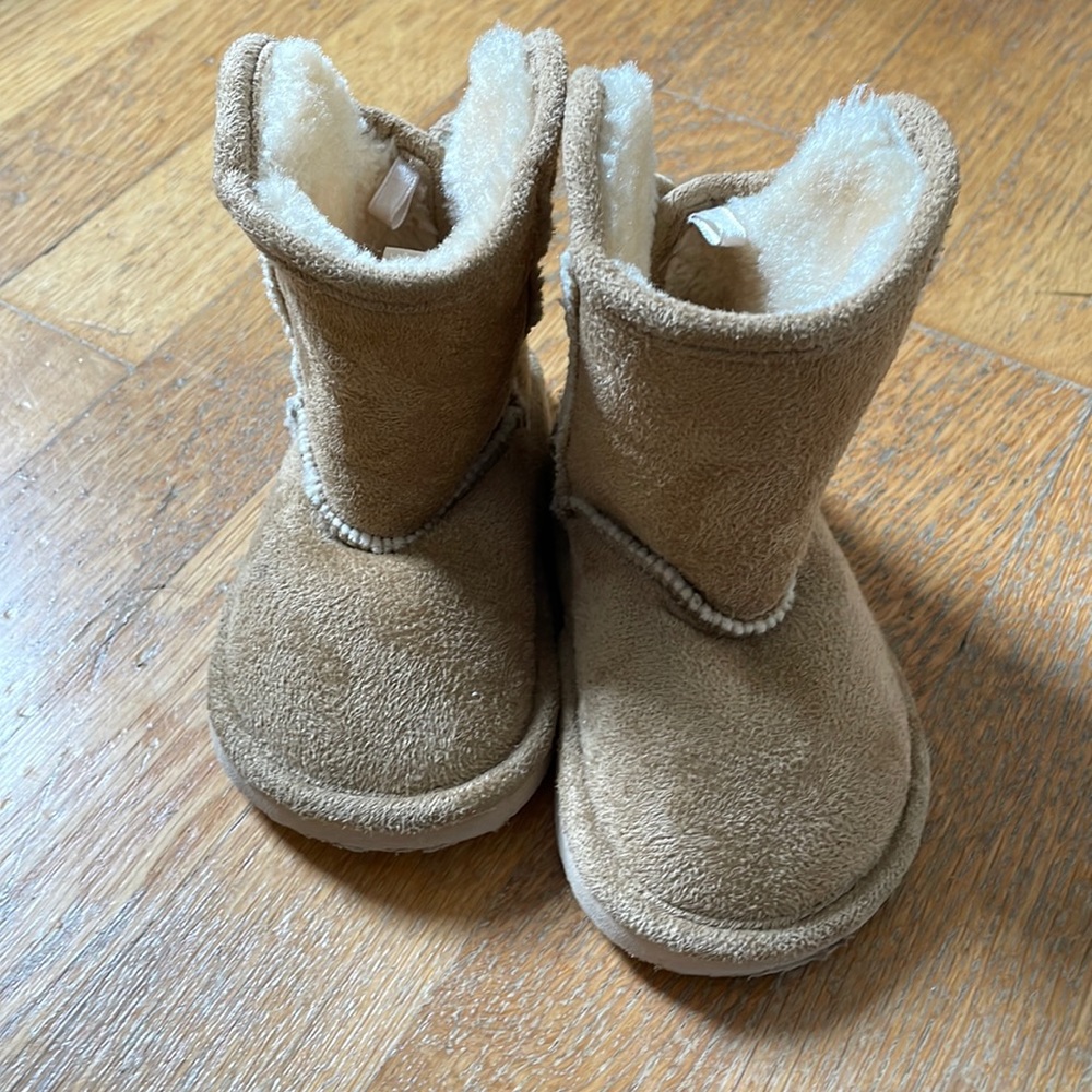 Fleece lined boots.